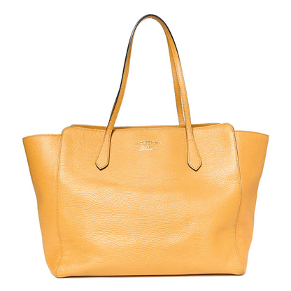Gucci Dollar Calfskin Medium Swing Tote Yellow 1 of 11
