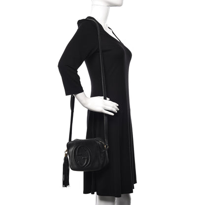 Gucci Pebbled Calfskin Small Soho Disco Bag Black 2 of 23