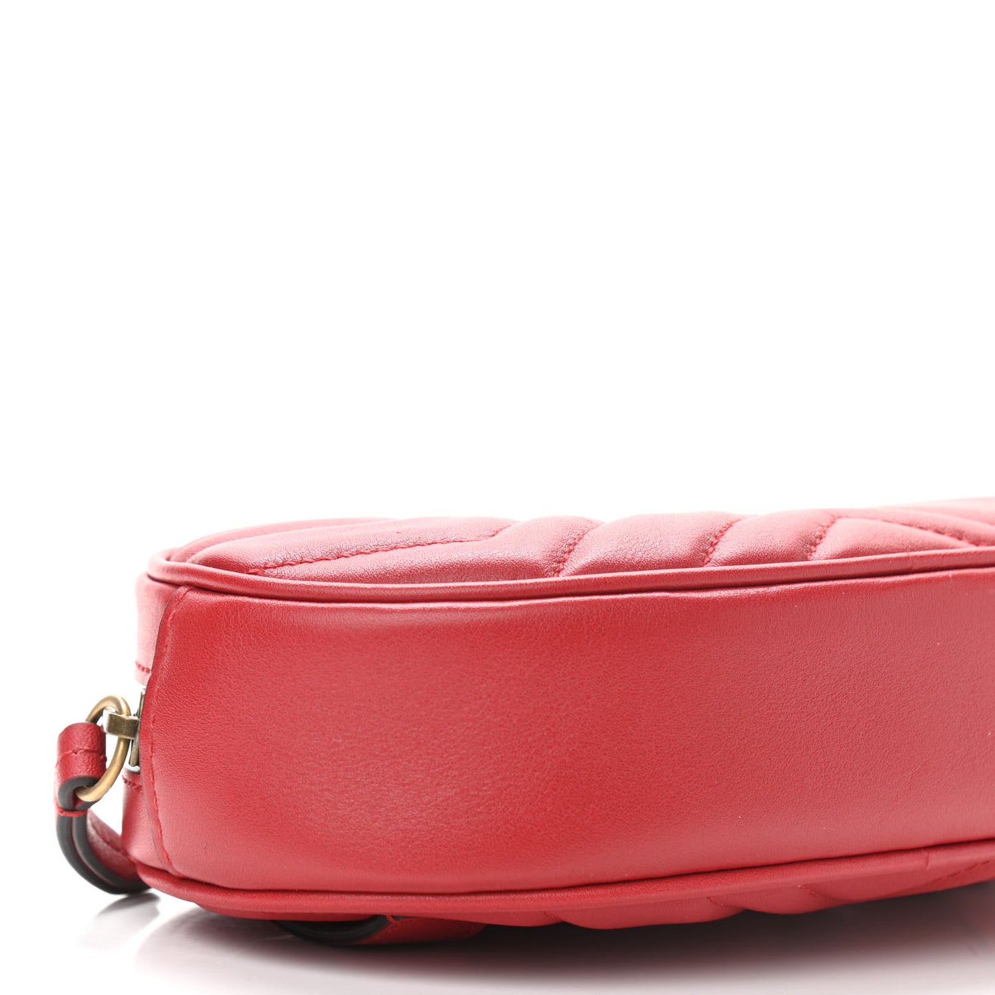 Calfskin Matelasse GG Marmont Belt Bag 85 34 Hibiscus Red
