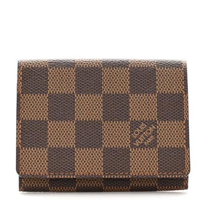 Louis Vuitton Damier Ebene Business Card Holder 1 of 9