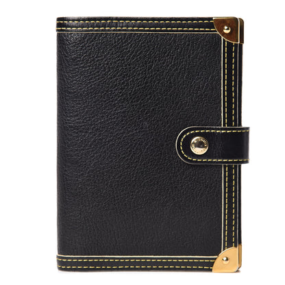 Louis Vuitton Suhali Small Ring Agenda Cover Black 1 of 12