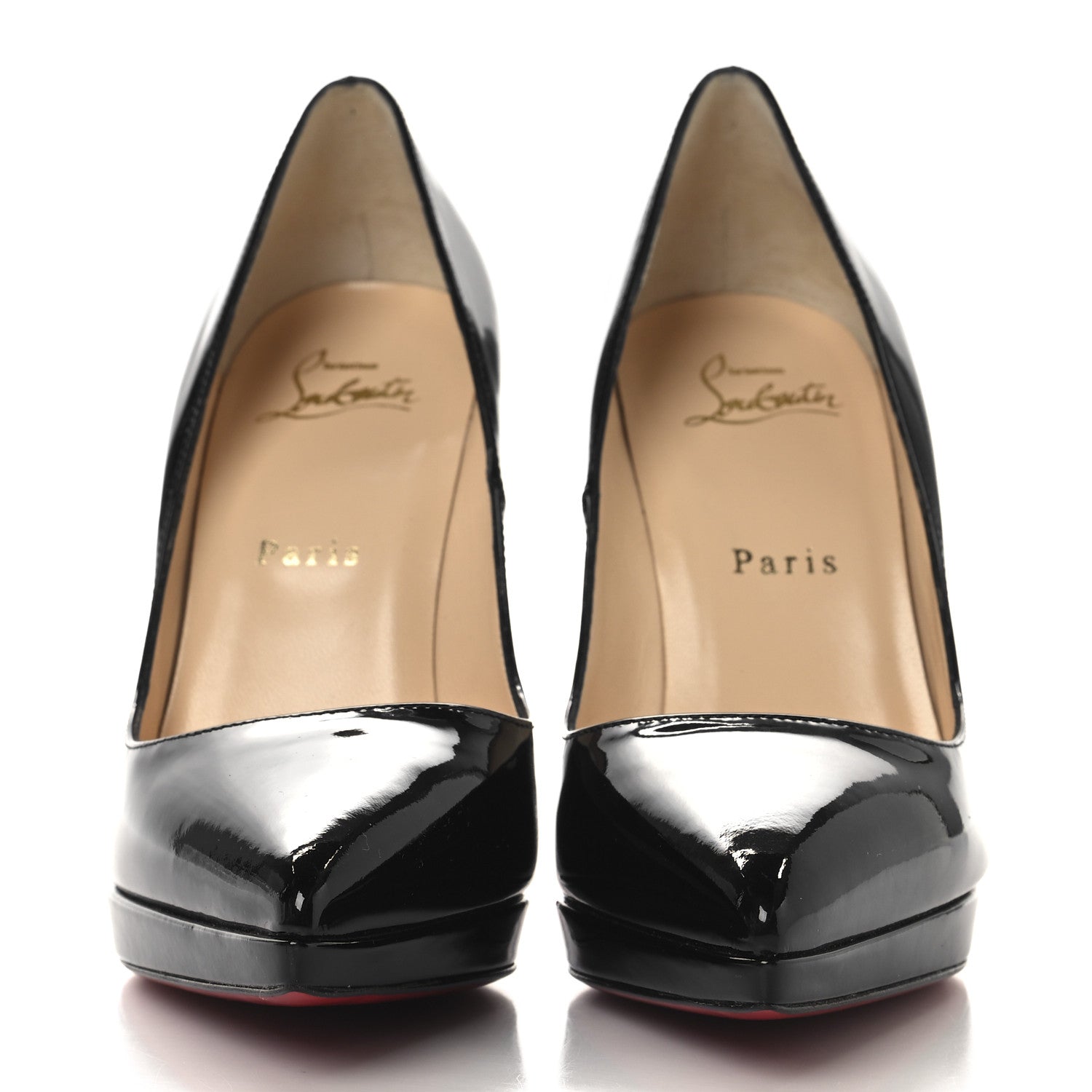 Christian Louboutin Patent Pigalle Plato 120 Pumps 36 Black 3 of 8