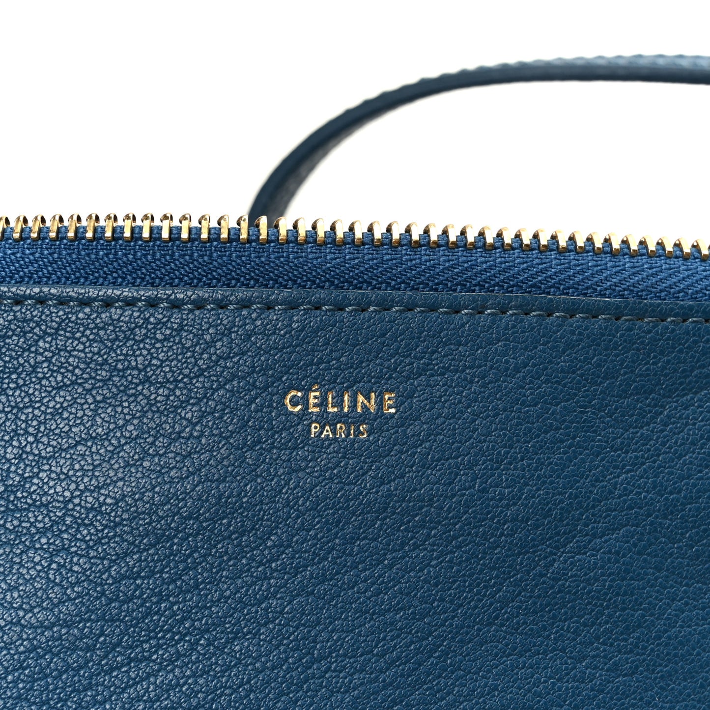 Goatskin Small Trio Crossbody Bag Blue