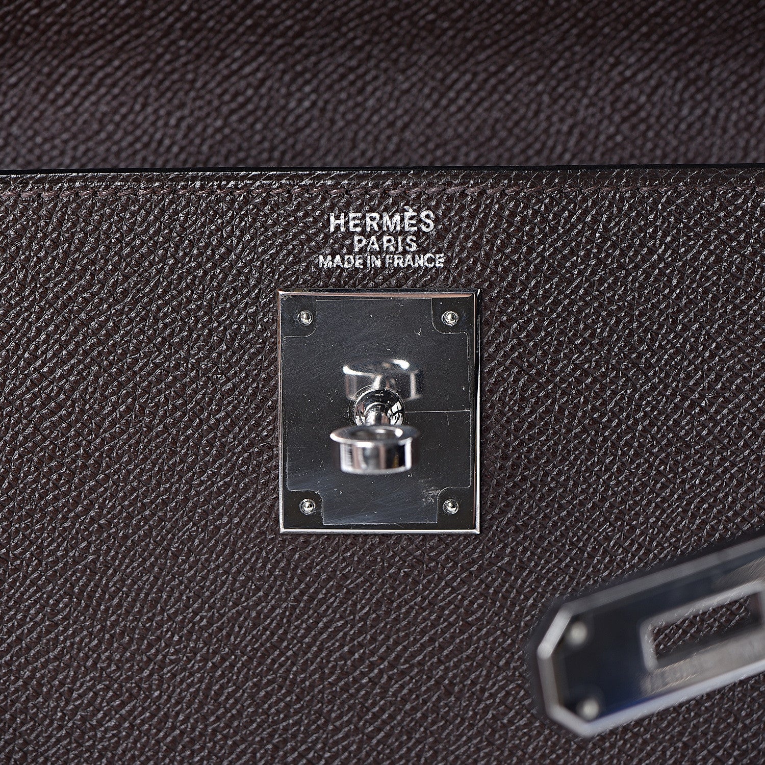 Hermes Epsom Kelly Retourne 32 Chocolate Orange 17 of 46