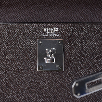 Hermes Epsom Kelly Retourne 32 Chocolate Orange 17 of 46