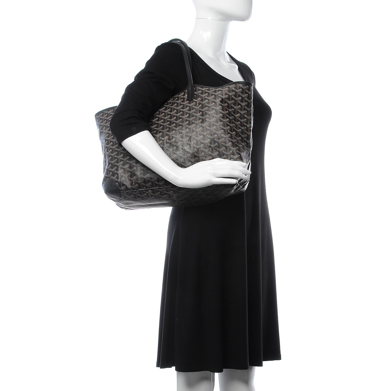 Goyard Goyardine Saint Louis PM Black 2 of 15
