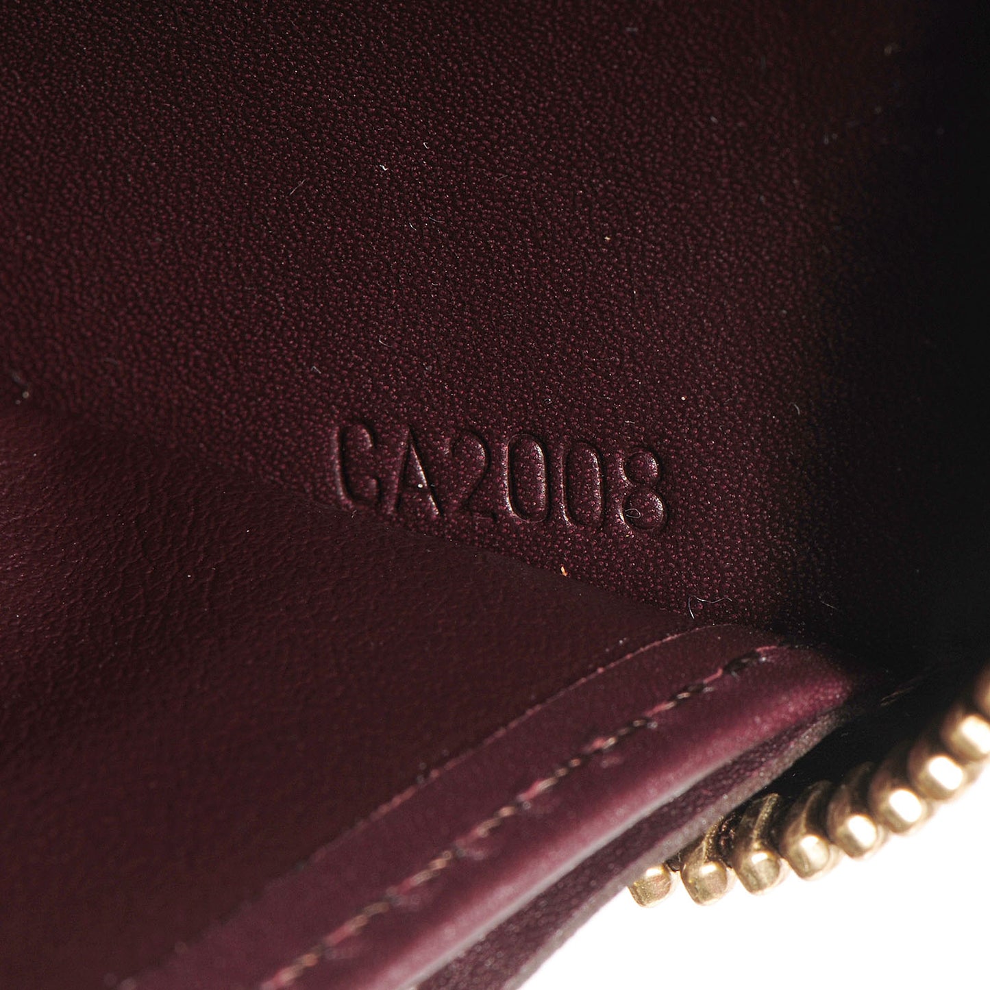 Vernis Zippy Wallet Amarante