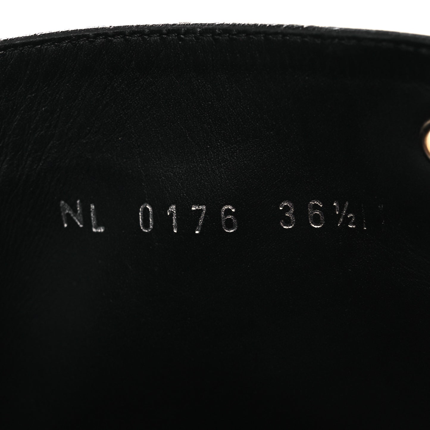 Calfskin Flat Ranger Boots 36.5 Black
