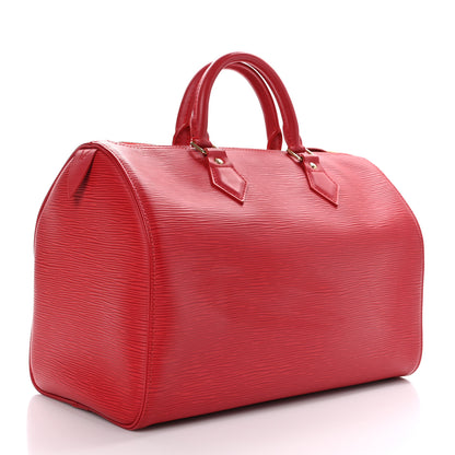 Louis Vuitton LOUIS VUITTON Epi Speedy 30 Castillan Red 3 of 11