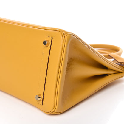 Hermes Epsom Birkin 30 Jaune Ambre 34 of 41