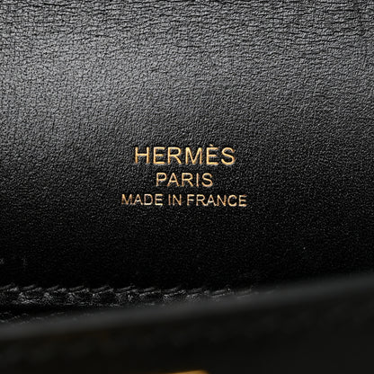 Hermes Box Kelly Longue Pochette Black 6 of 15