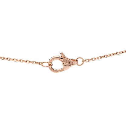 Cartier 18K Pink Gold Diamond Black Onyx XS Amulette de Cartier Pendant Necklace 4 of 6