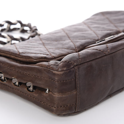 Chanel Calfskin Quilted Modern Chain Flap Brown 8 of 9