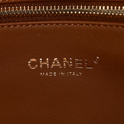 Chanel Lambskin Shearling Medium Deauville Tote Brown 7 of 11