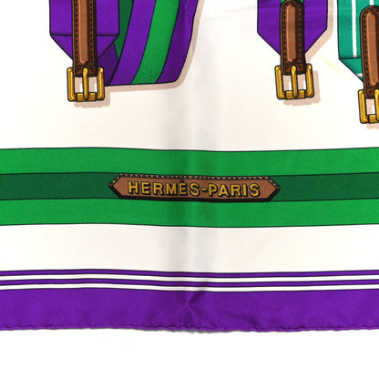 Hermes Silk Les Sangles Scarf 90 2 of 6