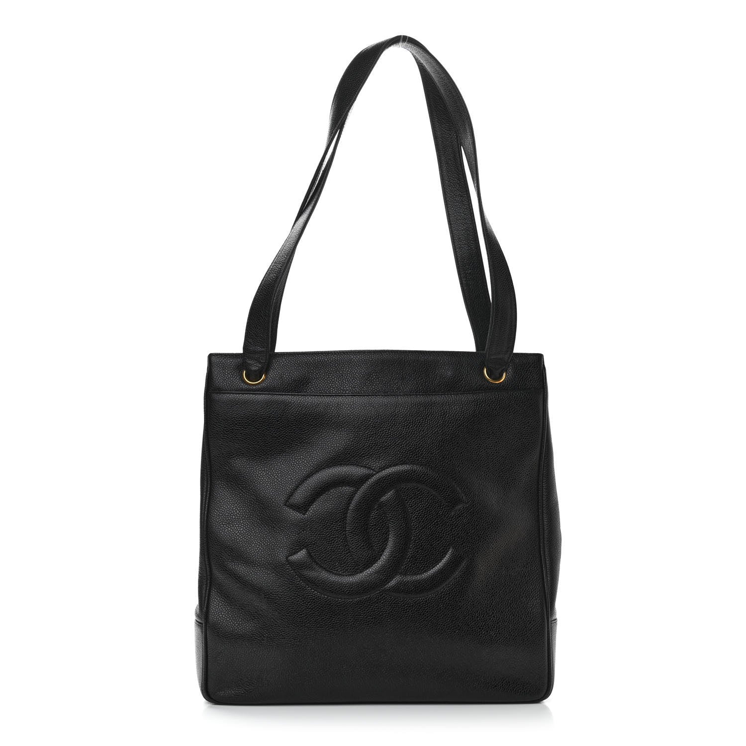 Chanel Caviar CC Tote Black 1 of 12