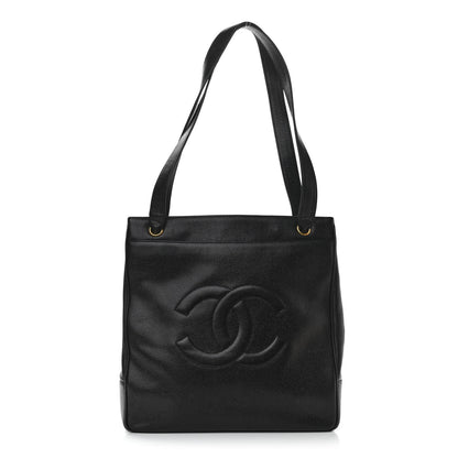 Chanel Caviar CC Tote Black 1 of 12