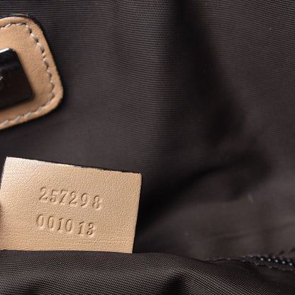 Gucci Monogram Travel Bag Beige Blue 9 of 10