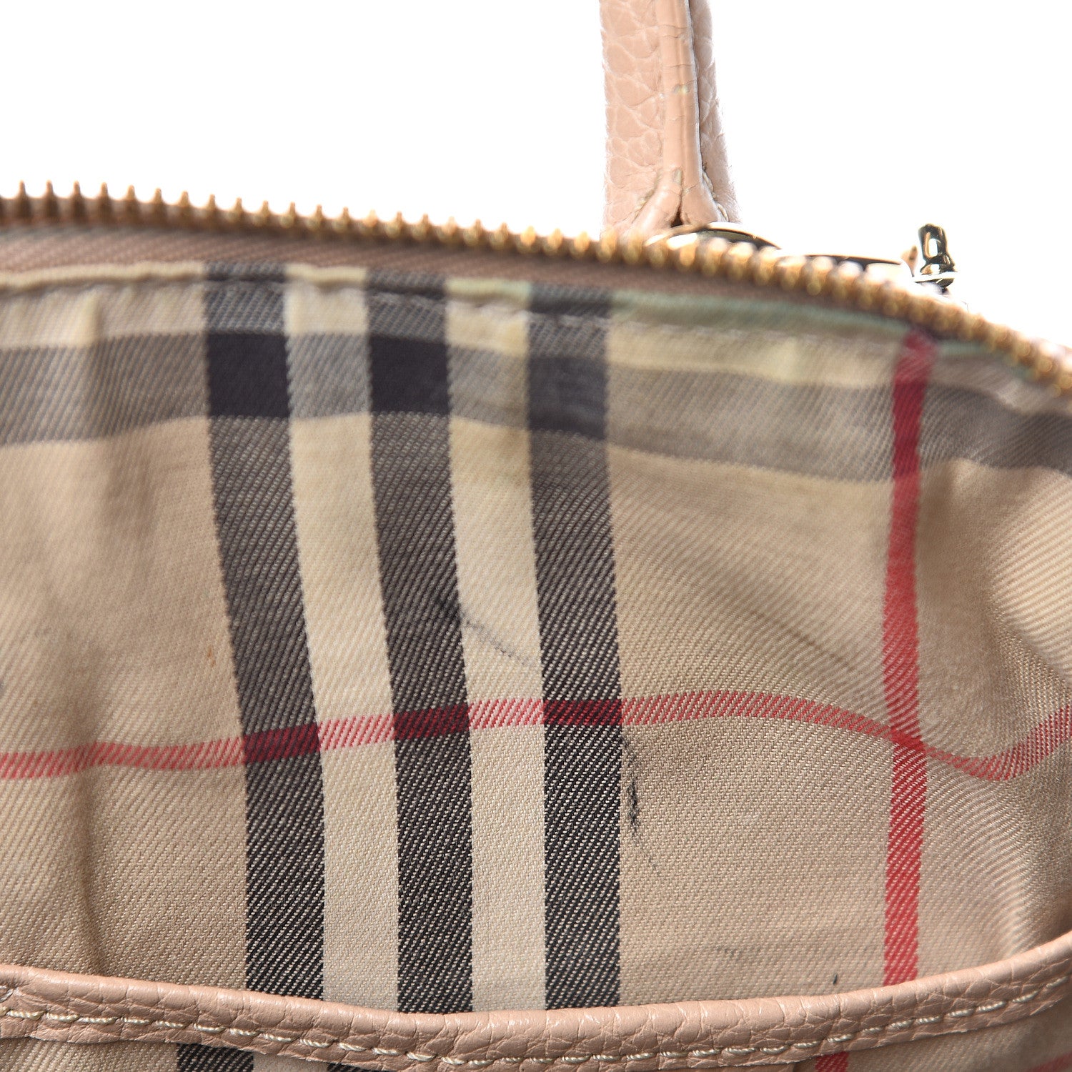 Burberry London Grainy Calfskin Small Greenwood Bowling Bag Light Nude 12 of 24