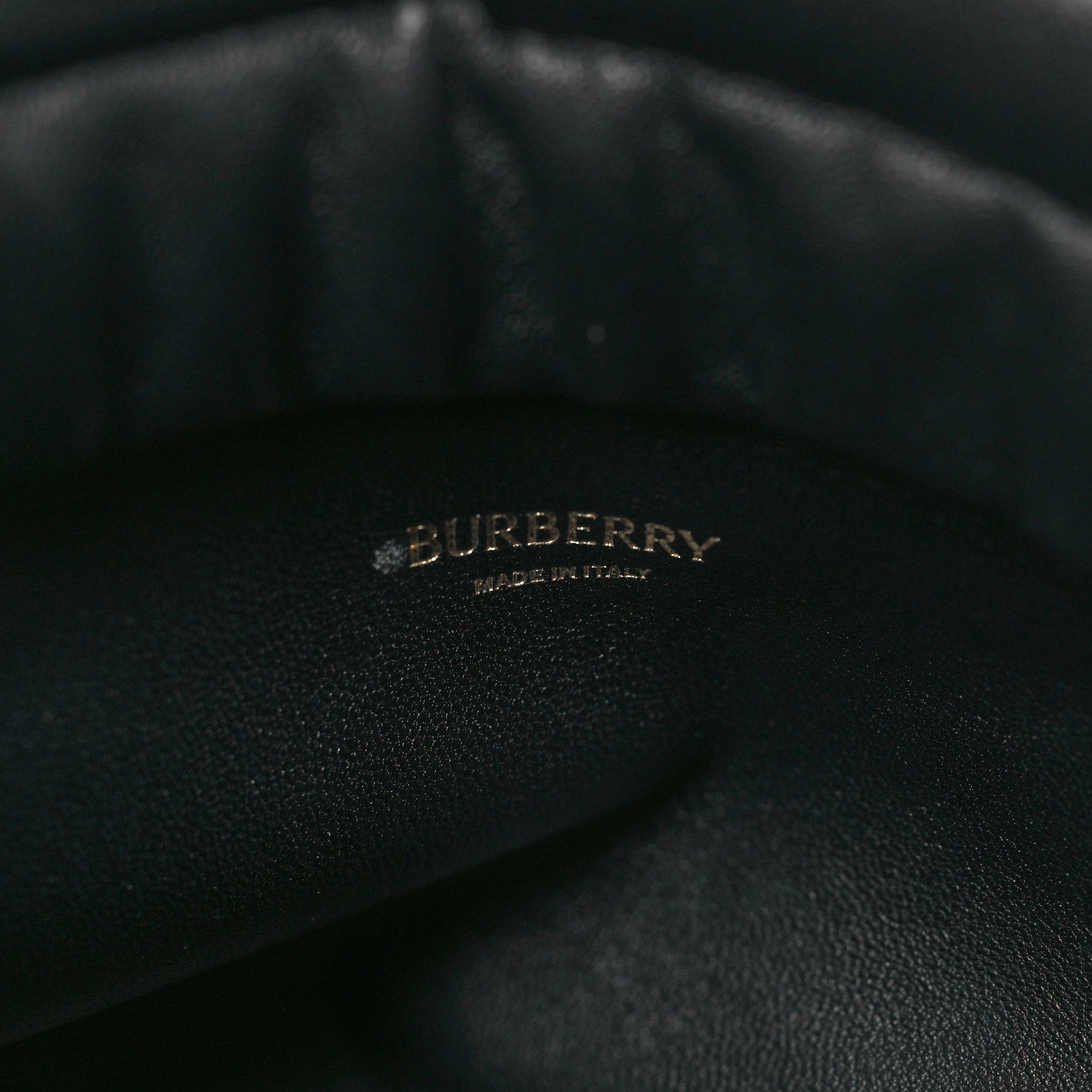Burberry Lambskin Rose Clutch Black 6 of 9