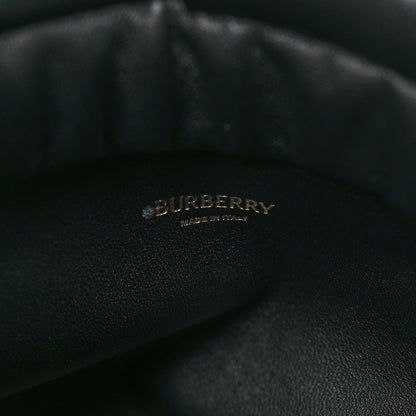 Burberry Lambskin Rose Clutch Black 6 of 9