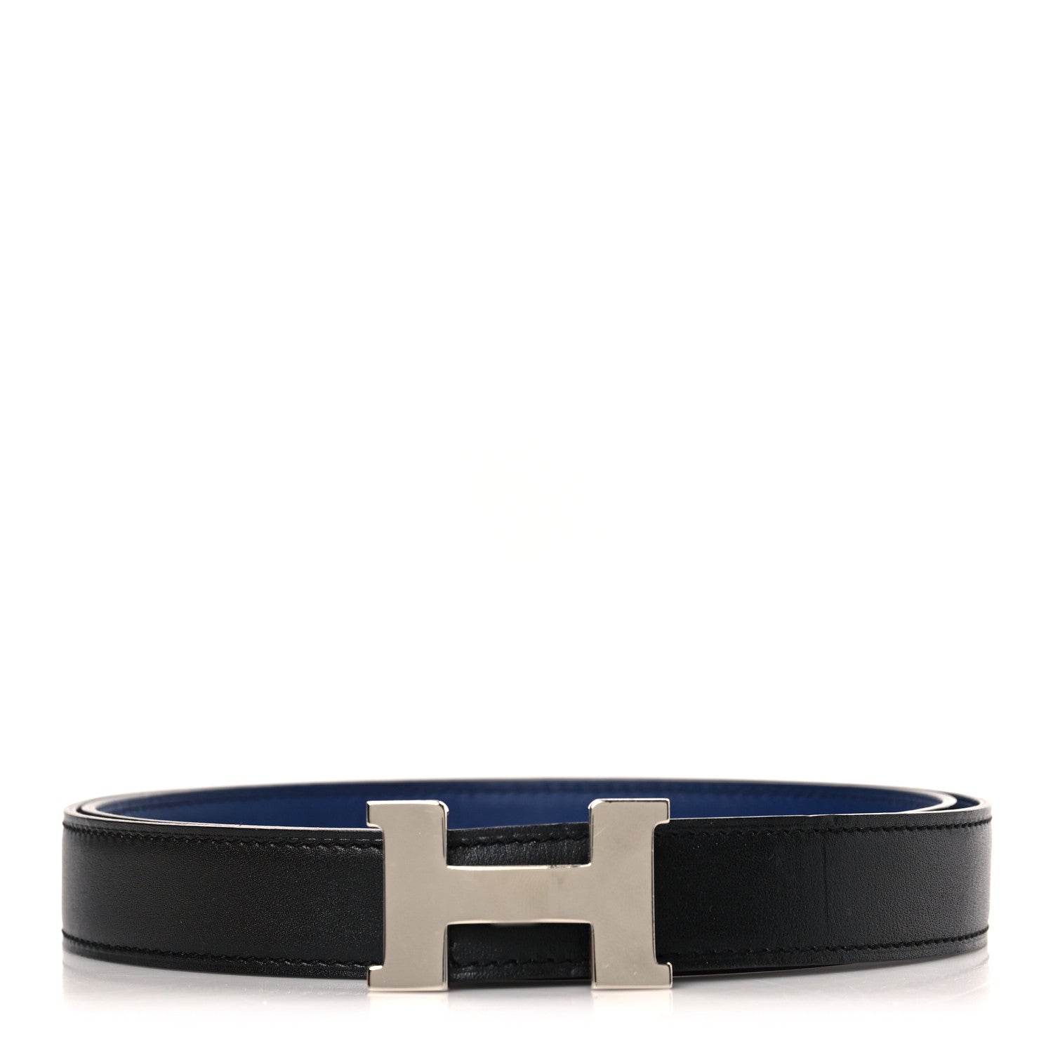 Hermes Swift Box 24mm Mini Constance H Belt 85 34 Bleu Saphir Black 1 of 6