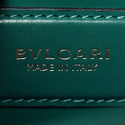 Bulgari Calfskin Small Serpenti Forever Snake Strap Crossbody Bag Emerald Green 7 of 14