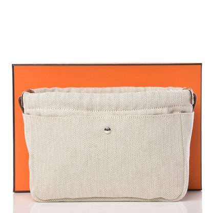 Hermes Canvas Barenia Fourbi 20 PM Pouch Naturel Fauve 12 of 12