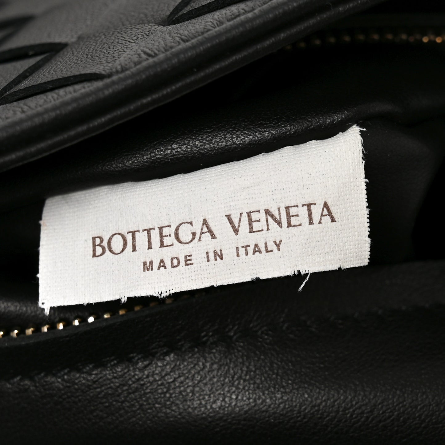Intrecciato Briefcase Black