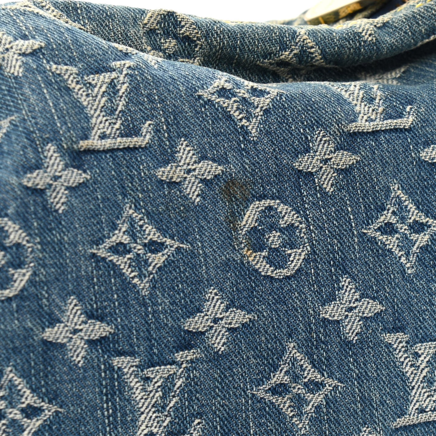 Monogram Denim Baggy PM Blue