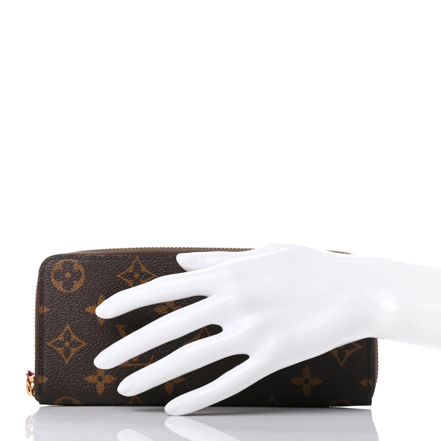 Monogram Clemence Wallet Fuchsia