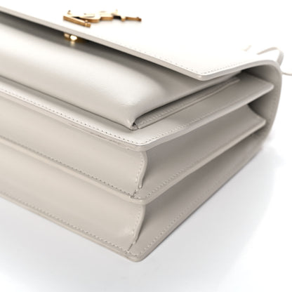 Saint Laurent Calfskin Medium Monogram Sunset Crema Soft 10 of 13
