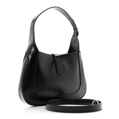 Gucci Boarded Dyana Lux Calfskin Small Jackie 1961 Hobo Black 3 of 12
