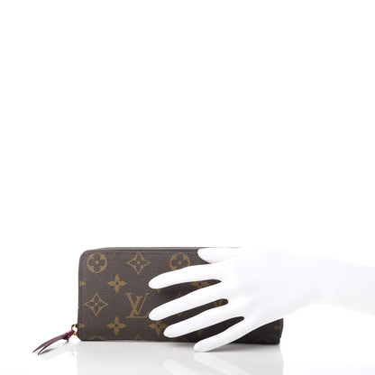 Louis Vuitton Monogram Clemence Wallet Fuchsia 2 of 6
