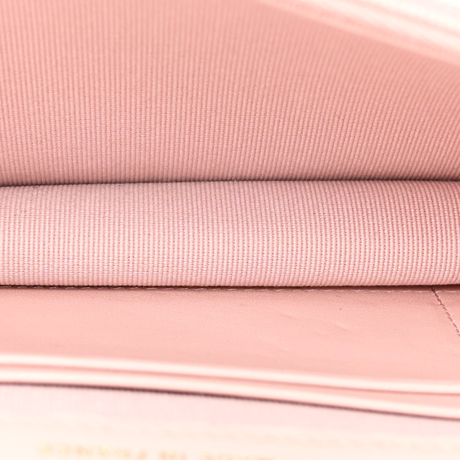 Chanel Shiny Caviar Quilted Flap Charm Wallet On Chain WOC Light Pink 6 of 14