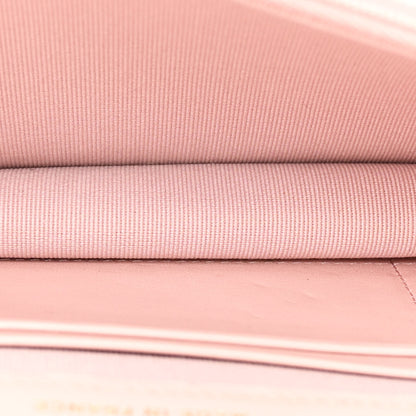 Chanel Shiny Caviar Quilted Flap Charm Wallet On Chain WOC Light Pink 6 of 14