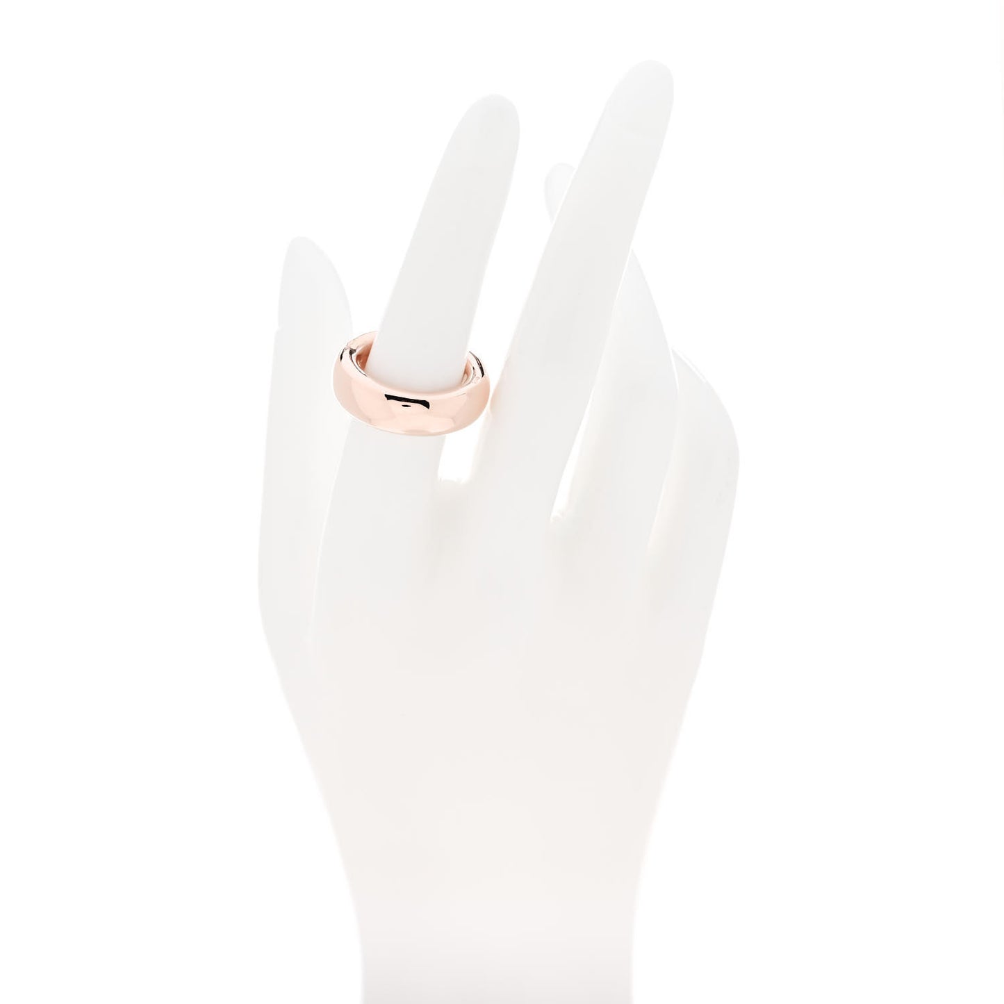 18K Rose Gold Slim Iconica Ring 54 6.75