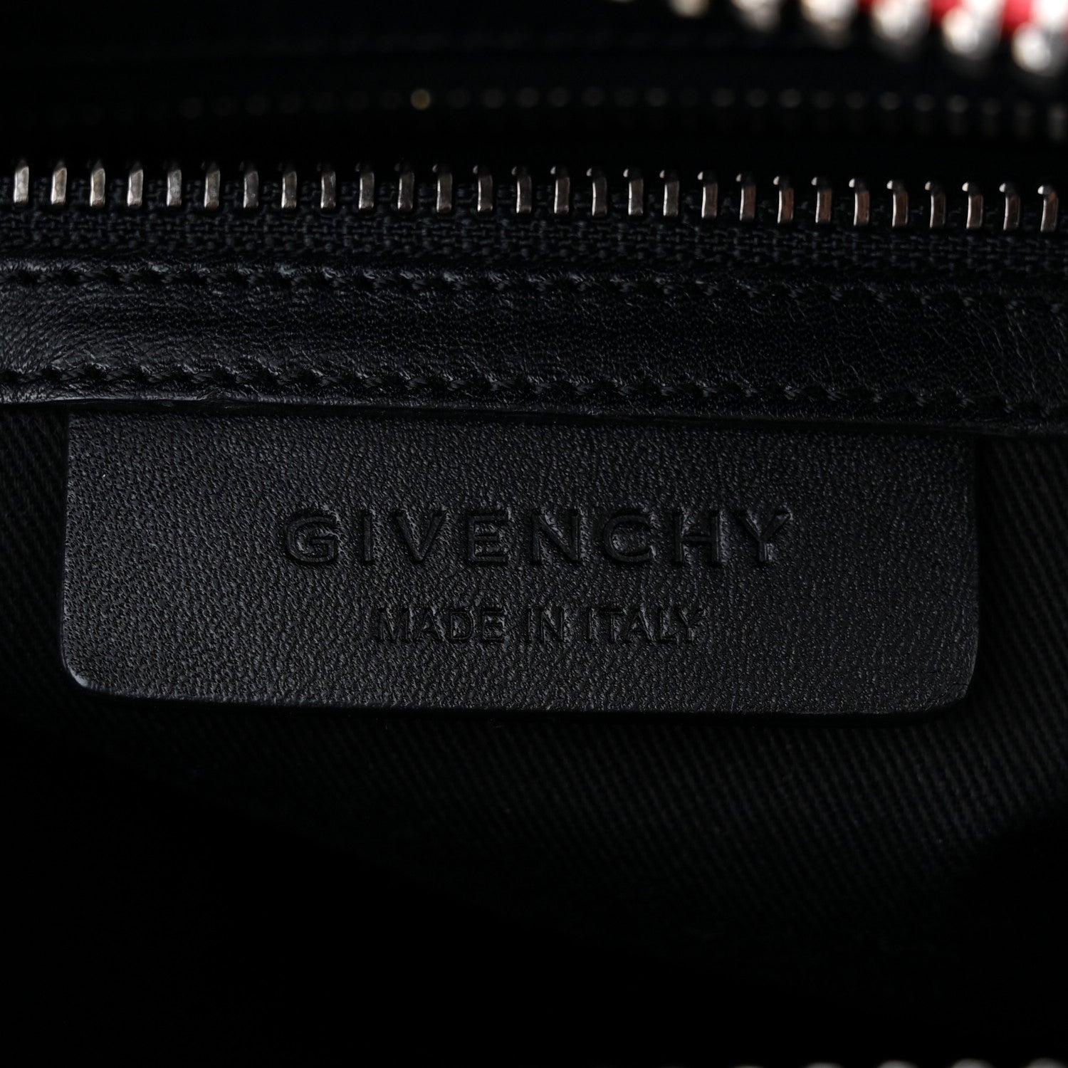 Givenchy Smooth Calfskin Small Bi-Color Antigona Red Black 6 of 13