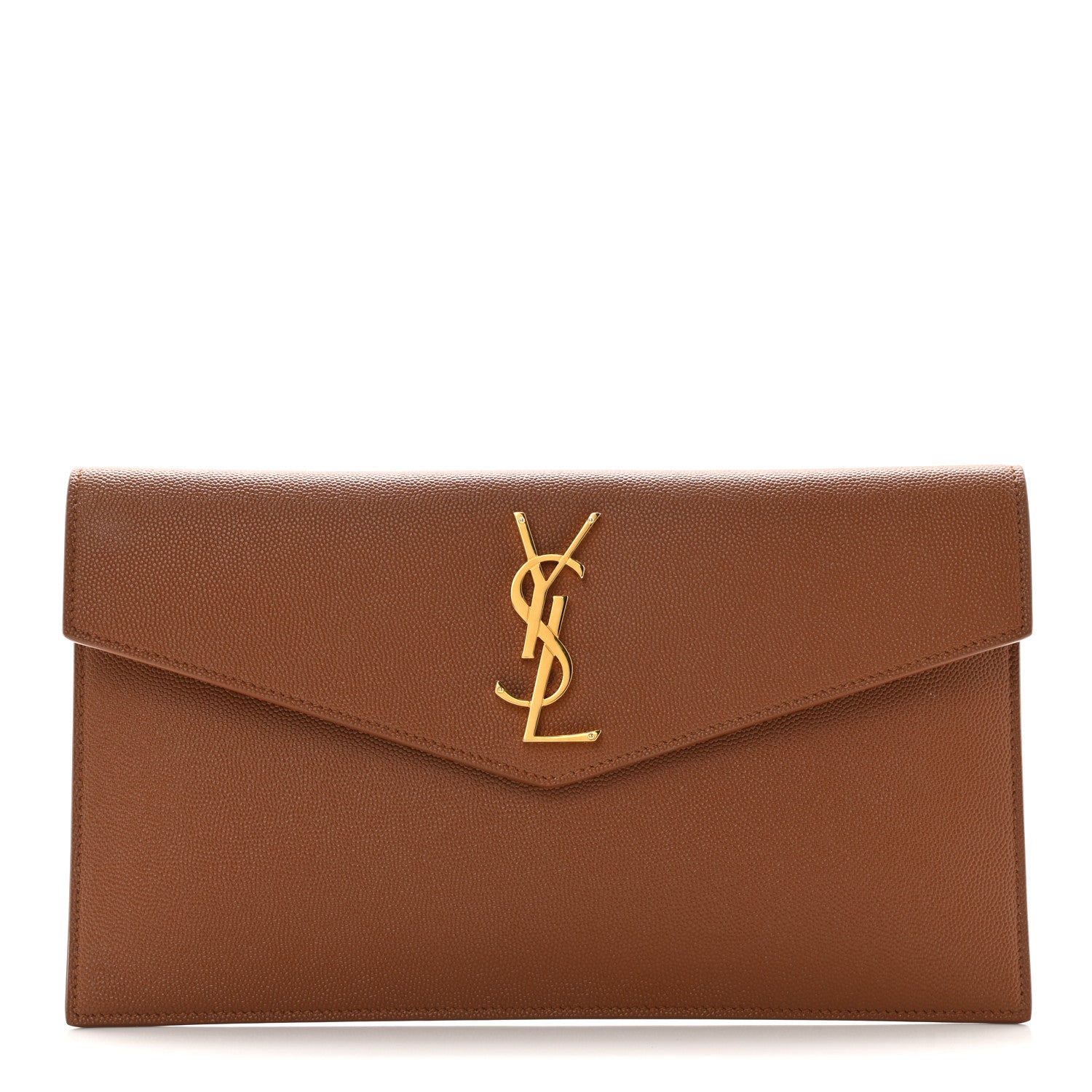 Saint Laurent Grain De Poudre Uptown Pouch Brick 1 of 6