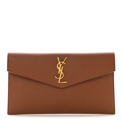 Saint Laurent Grain De Poudre Uptown Pouch Brick 1 of 6