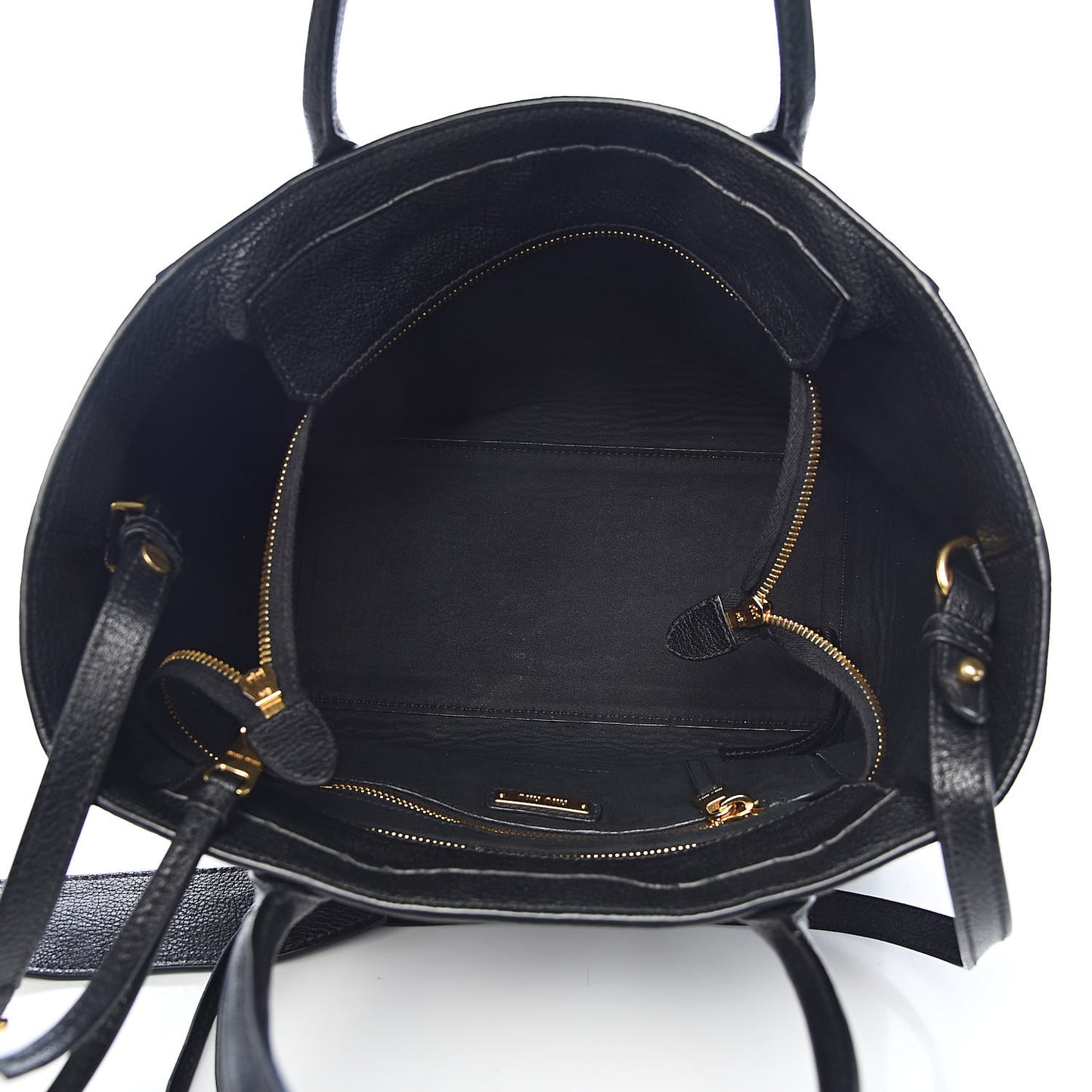 Goatskin Madras Tote Black