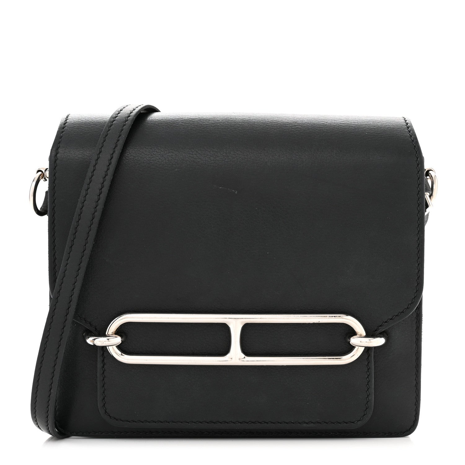 Hermes Evergrain Mini Sac Roulis Black 1 of 18