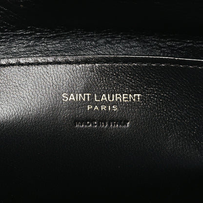 Saint Laurent Lambskin Small Calypso Pouch Rouge Merlot 6 of 10