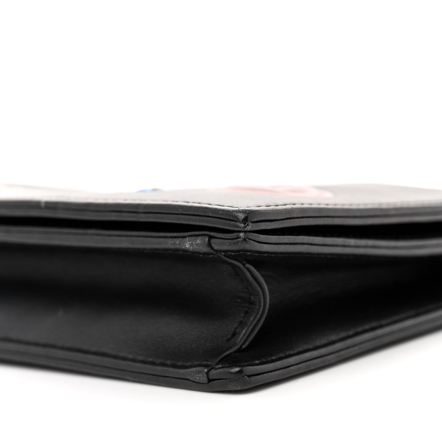 Christian Dior Calfskin Paradise Diorama Croisiere Chain Wallet Black 9 of 15