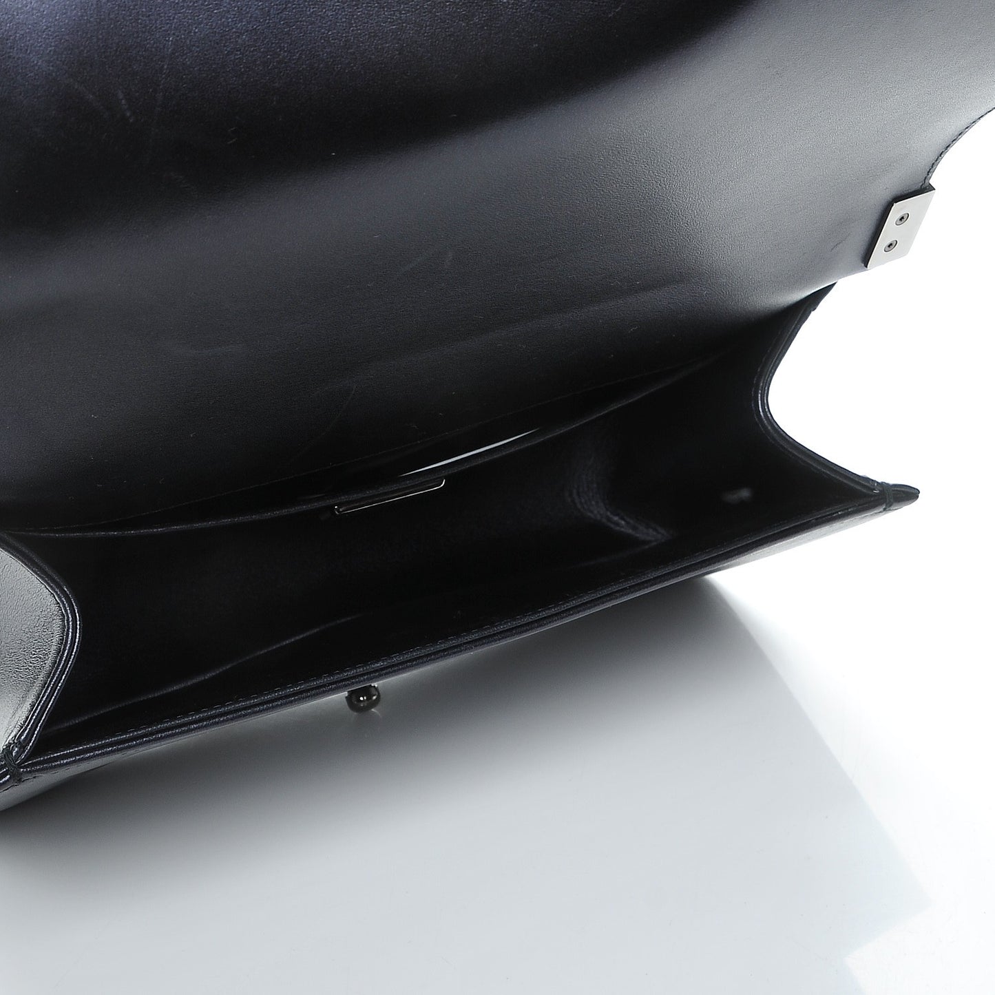 Embellished Python Medium Boy Flap Dark Purple