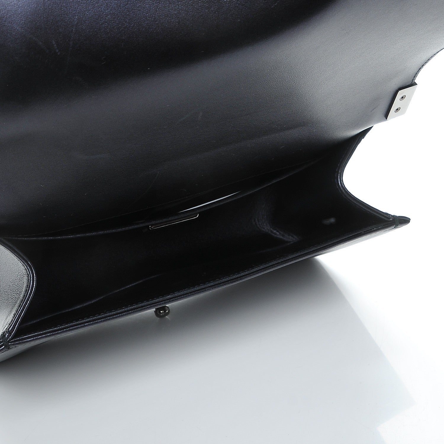 Chanel Embellished Python Medium Boy Flap Dark Purple 5 of 9