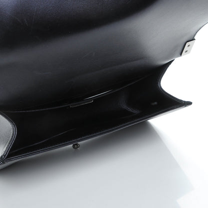 Chanel Embellished Python Medium Boy Flap Dark Purple 5 of 9