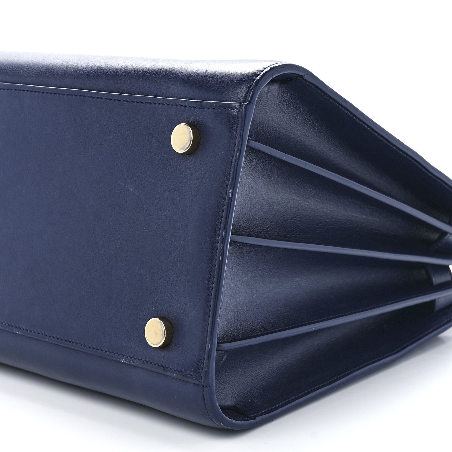 Saint Laurent Calfskin Small Sac De Jour Marine 13 of 13