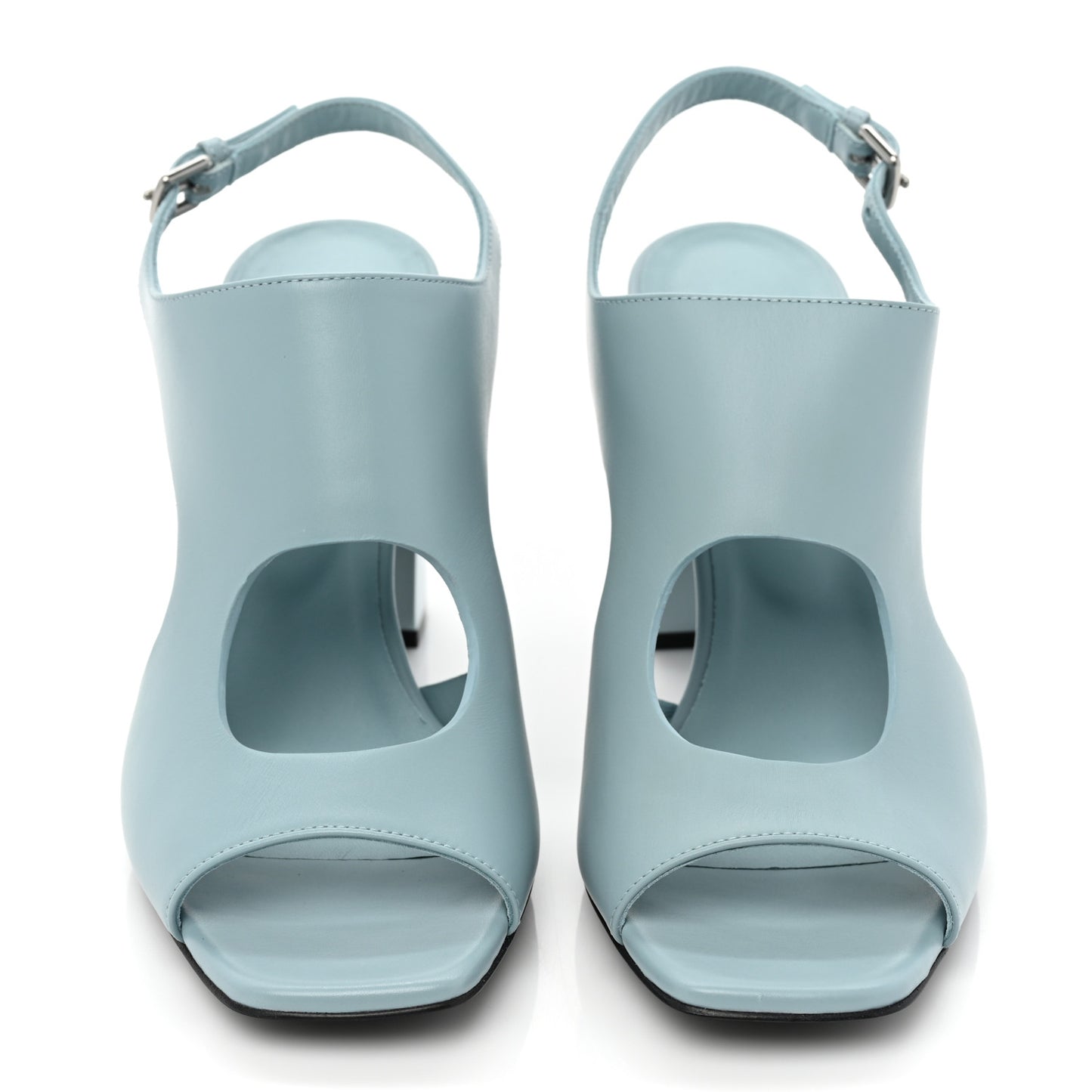 Calfskin Electra 90 Sandals 39 Vert D'eau