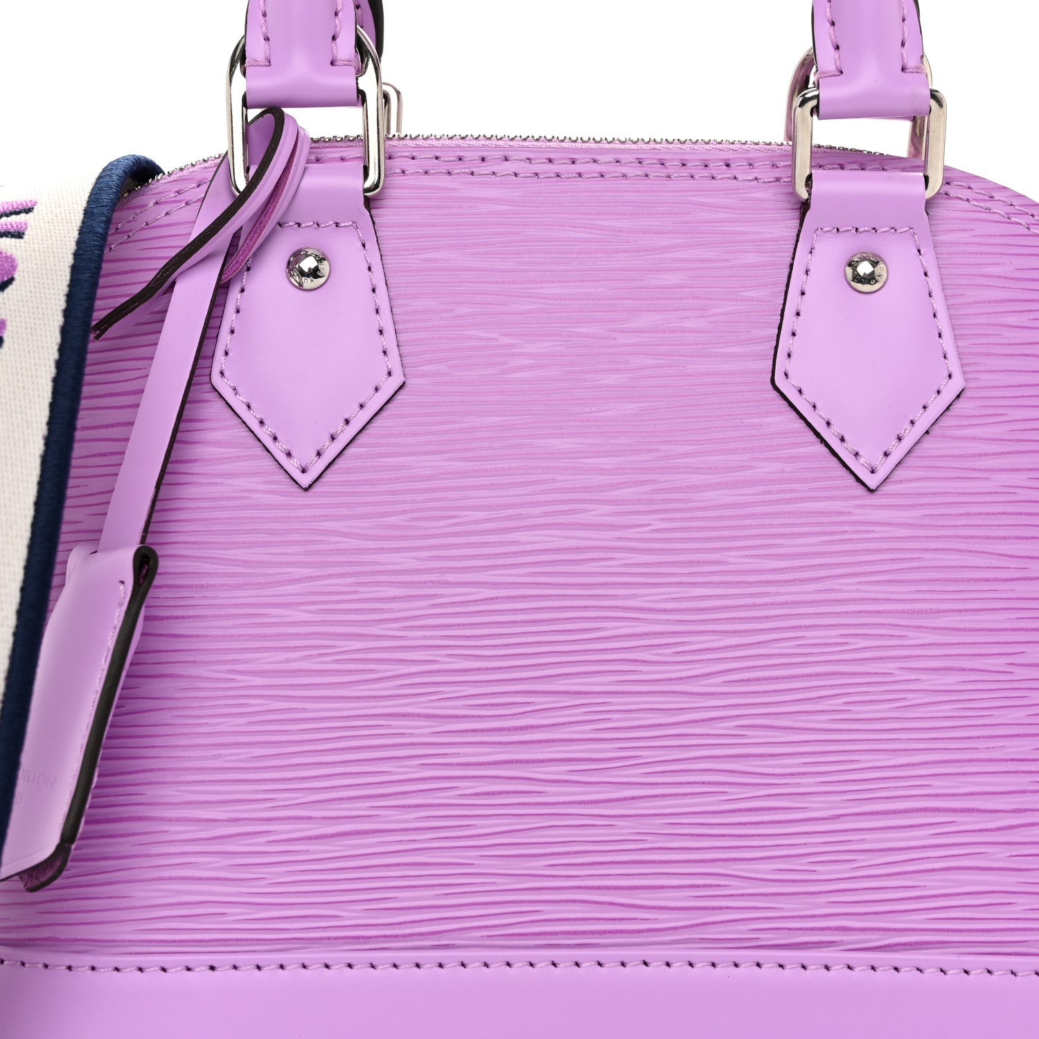 Louis Vuitton Epi Jacquard Alma BB Lilac 7 of 9